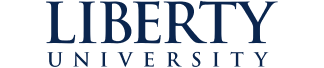 Logo of Liberty University's psychology department featuring stylized text in dark blue on a transparent background.