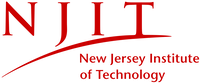 Logo of the New Jersey Institute of Technology (NJIT) in red with a stylized underline, featuring the acronym 'NJIT' above the full name 'New Jersey Institute of Technology', representing its best online master's programs.