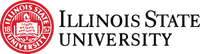 Logo of Illinois State University featuring a red and white emblem with a shield, a book, and the year 1857, encircled by the university's name.